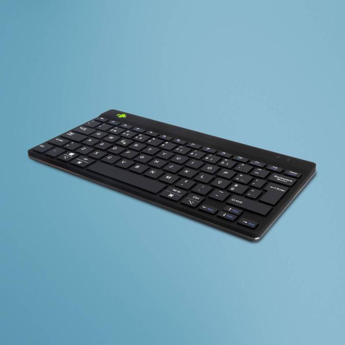 R-Go Tools Ergonomische Tastatur R-Go Compact Break, kompakte Tastatur mit Pausensoftware, QWERTY (PT), Bluetooth, Schwarz — Bild 15 von 28