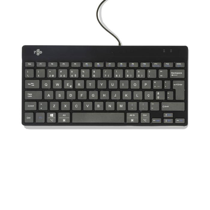 R-Go Tools Ergonomische Tastatur R-Go Compact Break, kompakte Tastatur mit Pausensoftware, QWERTY (PT), Kabelgebunden — Bild 2 von 18