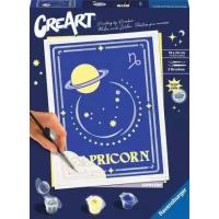 Ravensburger CreArt Sternzeichen (Zodiac Sign) Steinbock - Malen nach Zahlen für Erwachsene