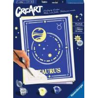 Ravensburger CreArt Sternzeichen (Zodiac Sign) Stier - Malen nach Zahlen für Erwachsene