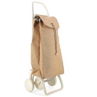 Rolser I-Max Yute Off White 4 Beige Trolley-Tasche