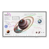 Samsung WM75B Interaktives Whiteboard 190,5 cm (75'') 3840 x 2160 Pixel Touchscreen Grau, Weiß