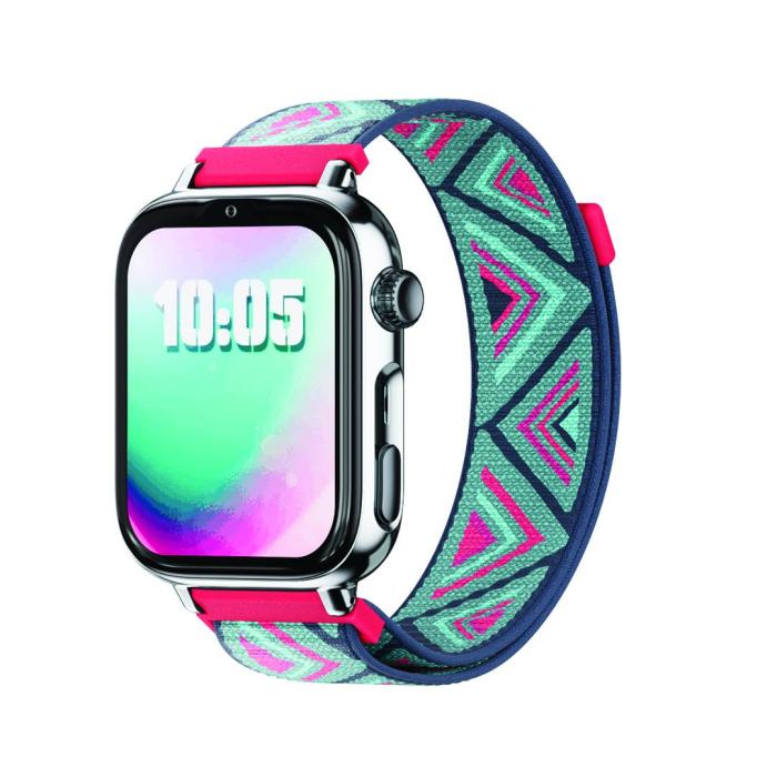 SaveFamily 8436628090055 Smartwatch/ Sportuhr 5,08 cm (2'') AMOLED 20 mm Digital Touchscreen Silber