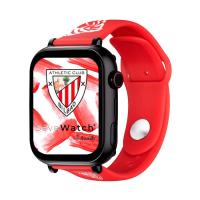 SaveFamily GPSSWPATHLETICSILROJA Smartwatch/ Sportuhr 4,7 cm (1.85'') 40 mm Digital Touchscreen 4G Schwarz WLAN GPS