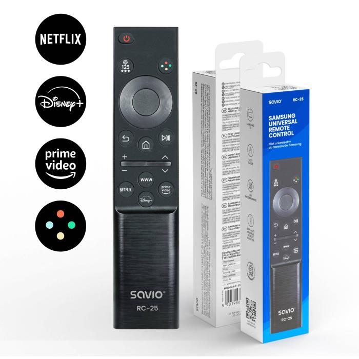 Savio rc-25 Fernbedienung IR Wireless TV Drucktasten — Bild 4 von 8