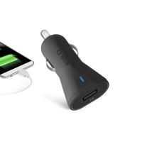 SBS TECRUSB1ASTD Ladegerät für Mobilgeräte Smartphone Schwarz Zigarettenanzünder Auto