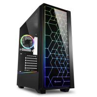 Sharkoon RGB LIT 100 Midi Tower Schwarz