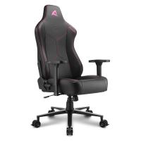 Sharkoon SGS30 Universal-Gamingstuhl Gepolsterter, ausgestopfter Sitz Schwarz, Pink