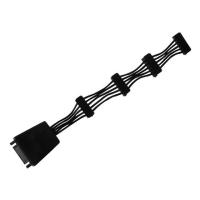 Silverstone CP06-E4 SATA-Kabel 0,19 m Schwarz