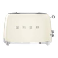 Smeg TSF01CREU Toaster 2 Scheibe(n) Cremefarben 950 W
