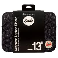 Smile 111721840199 Laptoptasche 33,8 cm (13.3'') Schutzhülle Schwarz, Weiß