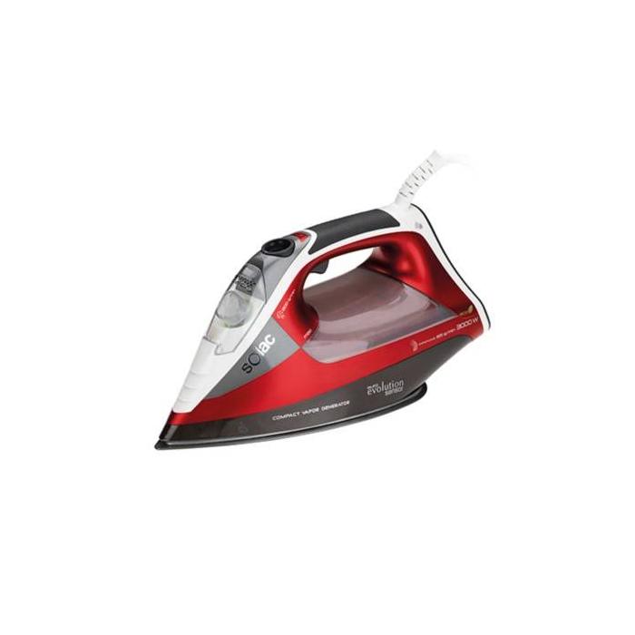 Solac CVG9611 Trocken- & Dampfbügeleisen Antihaft-Platte 3000 W Schwarz, Rot, Weiß — Bild 2 von 22