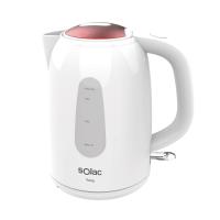 Solac S95800900 Wasserkocher 1,7 l 2200 W Rot, Weiß