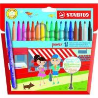 STABILO power Filzstift Medium Mehrfarbig 18 Stück(e)