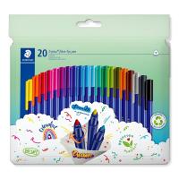 Staedtler 323 C20 Fineliner Schwarz, Blau, Braun, Cyan, Dunkles Grau, Duck Blue, Grün, Hellblau, Hellgrün, Hellgrau, Lila, Orange, Pink, Rot, Violett, Gelb