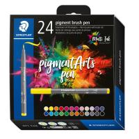 Staedtler Pigment Arts Brush Pen Filzstift Mehrfarbig 24 Stück(e)