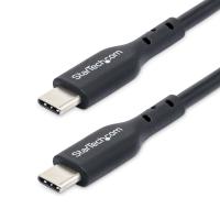 StarTech.com 1m USB-C-Ladekabel, Laden und Synchronisieren, 60W (3A) Power Delivery, USB 2.0 Laptop-Ladekabel, Schwarz - USB C Ladekabel
