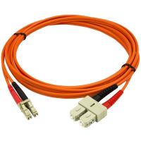 StarTech.com 2 m Multimode 50/125 Duplex LWL-Patchkabel LC - SC