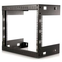 StarTech.com 2-Pfosten 8HE Heavy-Duty Wandmontage Netzwerk-Rack, 19'' Open Frame Server Rack, 12'' Tief, Wandmontage Daten-Rack für IT / AV / Patch Panel / Computer Geräte - Käfigmuttern und Schrauben inkl.