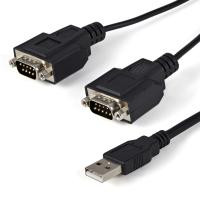 StarTech.com 2 Port FTDI USB auf Seriell RS232 Adapter - USB zu RS-232 Kabel