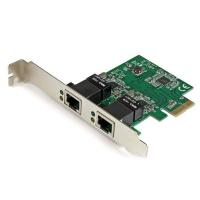 StarTech.com 2 Port Low Profile PCI Express Gigabit Ethernet Netzwerkkarte - PCIe Server Adapter