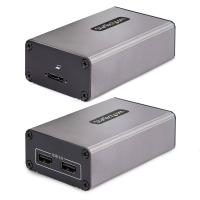 StarTech.com 2-Port USB 3.0 Extender Über OM3 MM Glasfaser - LC/LC - 2x 5Gbit/s USB-A Hub - USB Verlängerungs Kabel 350m Reichweite - USB Verlängern - Fiber Optic USB Extender - Optischer USB Extender