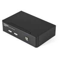 StarTech.com 2 Port USB HDMI KVM Switch mit Audio und USB 2.0 Hub