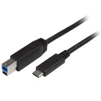 StarTech.com 2m USB-B zu USB-C-Kabel, USB 5Gbps, Datenkabel, USB 3.0, USB-C-Datenübertragungskabel
