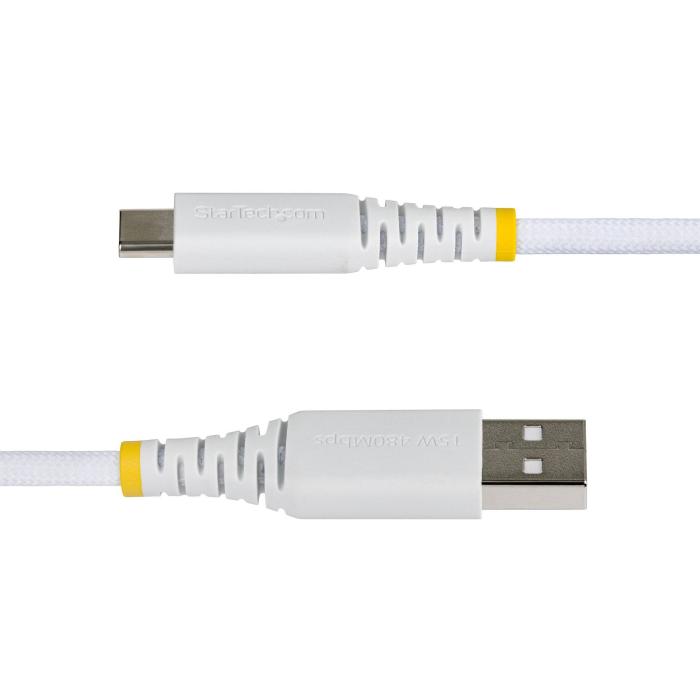 StarTech.com 3m USB-A auf USB-C Schnellladekabel, 15W 3A, zweilagige geflochtene Nylon-TPE Ummantelung, robustes Type-C — Bild 2 von 10