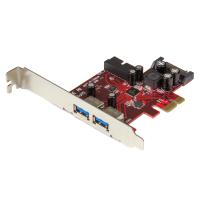 StarTech.com 4 Port USB 3.0 PCI Express-Karte - 2 Externe und 2 Interne mit SATA Power