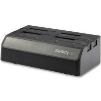 StarTech.com 4 Schacht SATA Festplatten Dockingstation - Für 2,5''/3,5'' SSD / HDD - USB 3.1 (10Gbit/s)