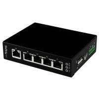 StarTech.com 5 Port Unmanaged Industrieller Gigabit Ethernet Switch - Hutschienen- / Wandmontierbar