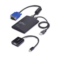 StarTech.com Mobiler Laptop Crash-Cart-Adapter, USB-VGA-Mini DisplayPort KVM-Konsole, Dateiübertragung-Videoaufzeichnung, TAA Konform