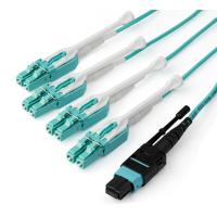 StarTech.com MPO8LCPL3M InfiniBand/Glasfaserkabel 3 m MPO/MTP 8x LC Aqua-Farbe