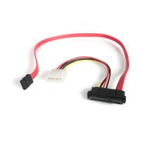 StarTech.com SAS auf SATA Slimline Kabel - SAS SATA SFF-8482 mit LP4 IDE Stromkabel