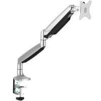 StarTech.com Tisch Monitorhalterung - Ergonomischer VESA Monitorarm - Bildschirm bis 32'' und 9 kg - voll beweglich, höhenverstellbar, schwenkbar - Aluminium - C-Klemme/Durchführung - Silber