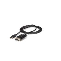 StarTech.com USB auf Seriell RS232 Adapter - DB9 Seriell DCE Adapter Kabel mit FTDI - Null Modem - USB 1.1 / 2.0 - USB Busbetrieben