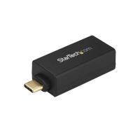 StarTech.com USB-C auf Gigabit Netzwerk Adapter - USB 3.0/USB 3.1 Typ-C 1Gbit/s NIC/Netzwerkadapter - USB-C/TB3 auf 1GbE RJ45/LAN - Windows, MacOS, Chromebook kompatibel - Schwarz