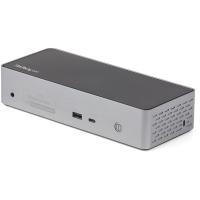 StarTech.com USB C Dockingstation für 4 monitore - 4K 60Hz Hybrid Notebook Dock DisplayPort 1.4 & HDMI 2.0 - Universal USB-C/Thunderbolt Laptop Dock mit 100W PD - USB Hub mit 1x USB-C & 3x USB-A, GbE, Audio