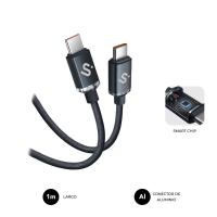 SUBBLIM SUBCAB-C06001 USB Kabel USB 2.0 1 m USB C Schwarz