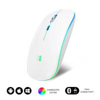 SUBBLIM SUBMO-LDFLAT2 Maus Büro Beidhändig RF Wireless + Bluetooth + USB Type-A Optisch 1600 DPI