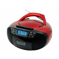 Sunstech CXUM53 Tragbares Stereosystem 1 W FM Rot Playback MP3