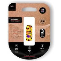 TECH1TECH TEC4401-32 USB-Stick 32 GB USB Typ-A 2.0 Mehrfarbig