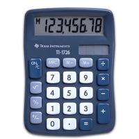 Texas Instruments TI-1726 Taschenrechner Tasche Einfacher Taschenrechner Blau