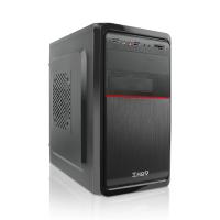 TooQ TQC-4745DU3C-B Computer-Gehäuse Mini Tower Schwarz 500 W