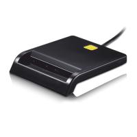 TooQ TQR-210B Smart-Card-Lesegerät Drinnen USB 2.0 Schwarz