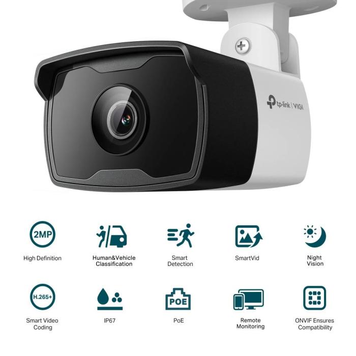 TP-Link VIGI C320I Glühbirne IP-Sicherheitskamera Draußen 1920 x 1080 Pixel Decke/Wand/Stange — Bild 3 von 3