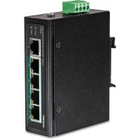 Trendnet TI-PE50 Netzwerk-Switch Unmanaged Fast Ethernet (10/100) Power over Ethernet (PoE) Schwarz