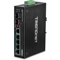 Trendnet TI-PG62 Netzwerk-Switch Unmanaged Gigabit Ethernet (10/100/1000) Power over Ethernet (PoE) Schwarz