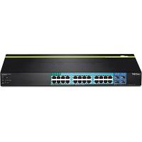 Trendnet TPE-2840WS Netzwerk-Switch Managed Gigabit Ethernet (10/100/1000) Power over Ethernet (PoE) 1U Schwarz